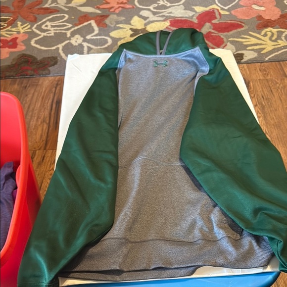 Under Armour Green and Gray Hoodie - Picture 1 of 3